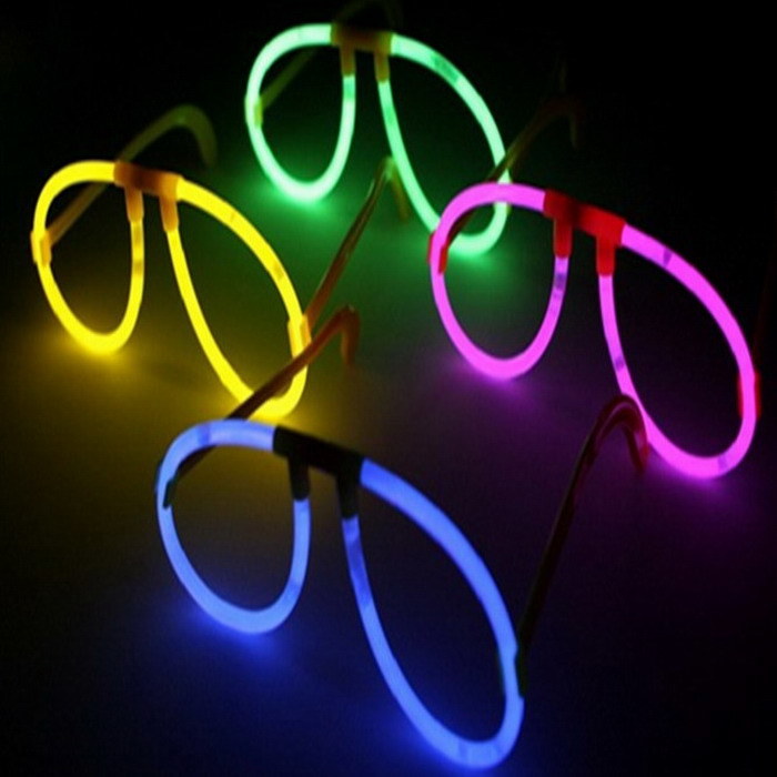 Leuchtende Neon-Glow-Brille im Dunkeln, 6er-Pack (5563) #2