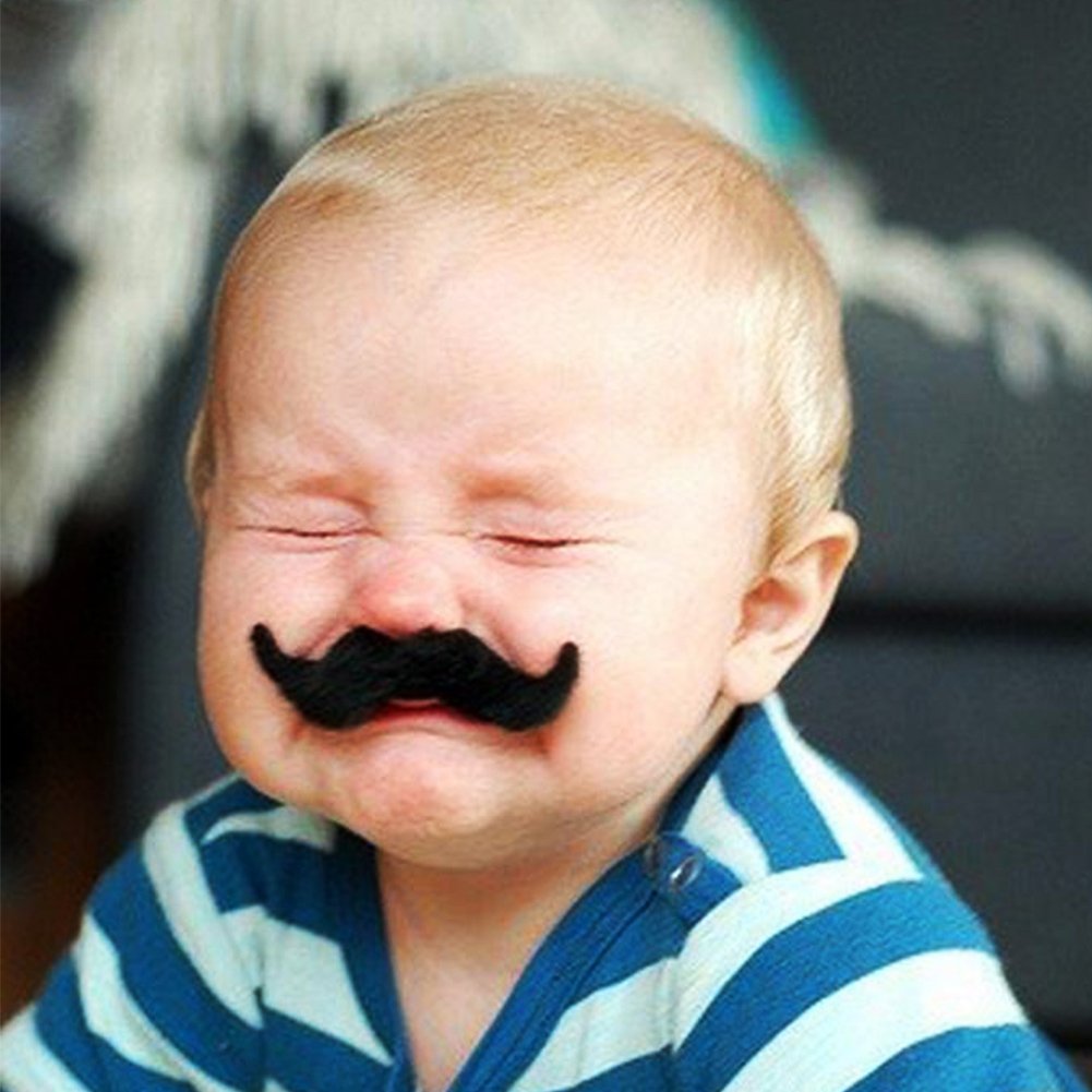 Kostüm-Party Kunstbart 6 Modelle 12 Stück (5563) #3