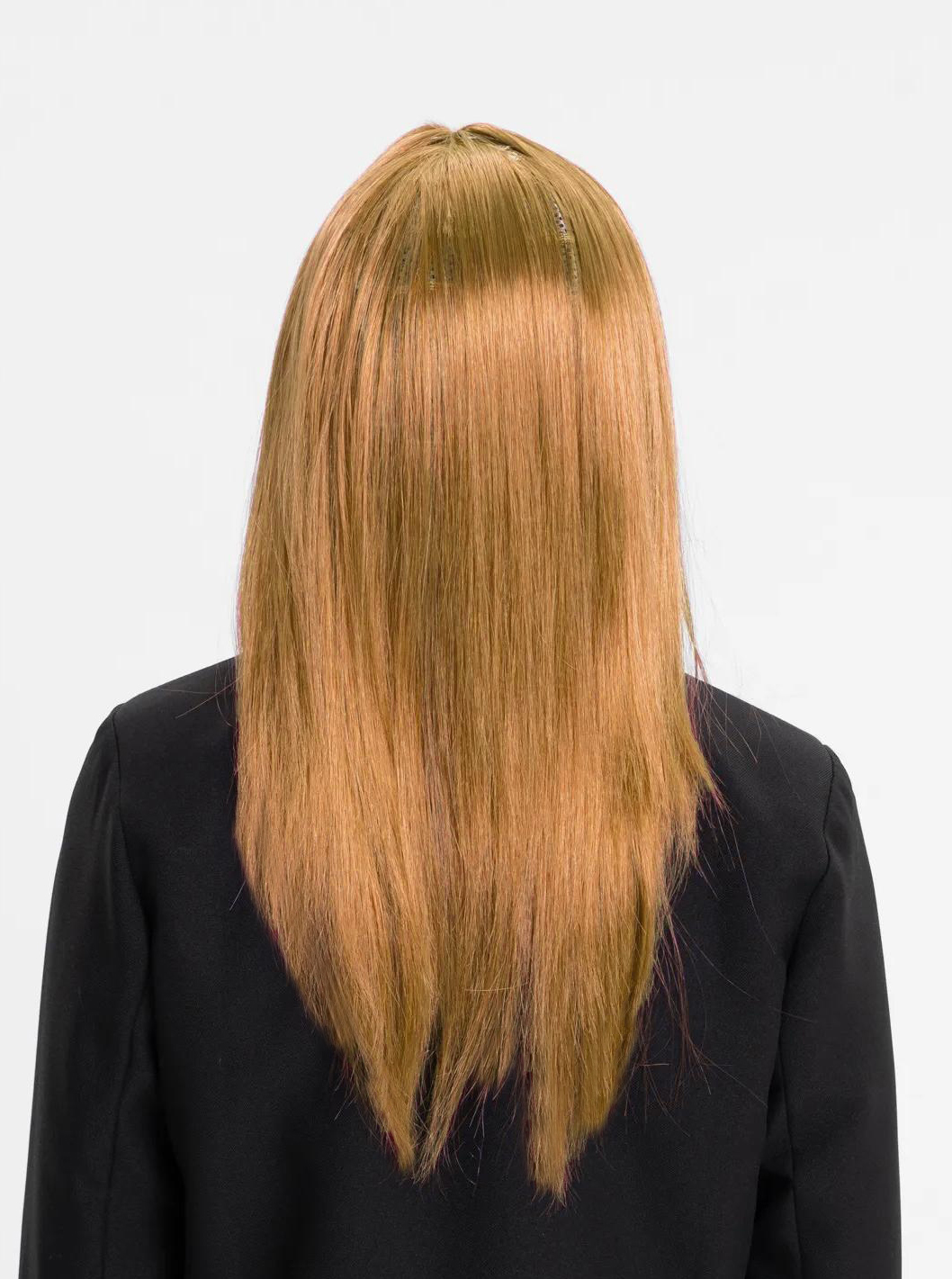 Altın Renk Düz Kesim İçi Astarlı Uzun Parti Peruğu Takma Saç (5563) #2