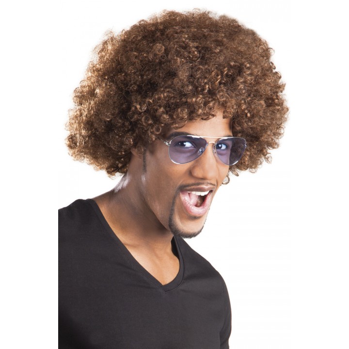 Lockiges Afro-Bonus-Perücke in Kaffeebraun (5563) #2