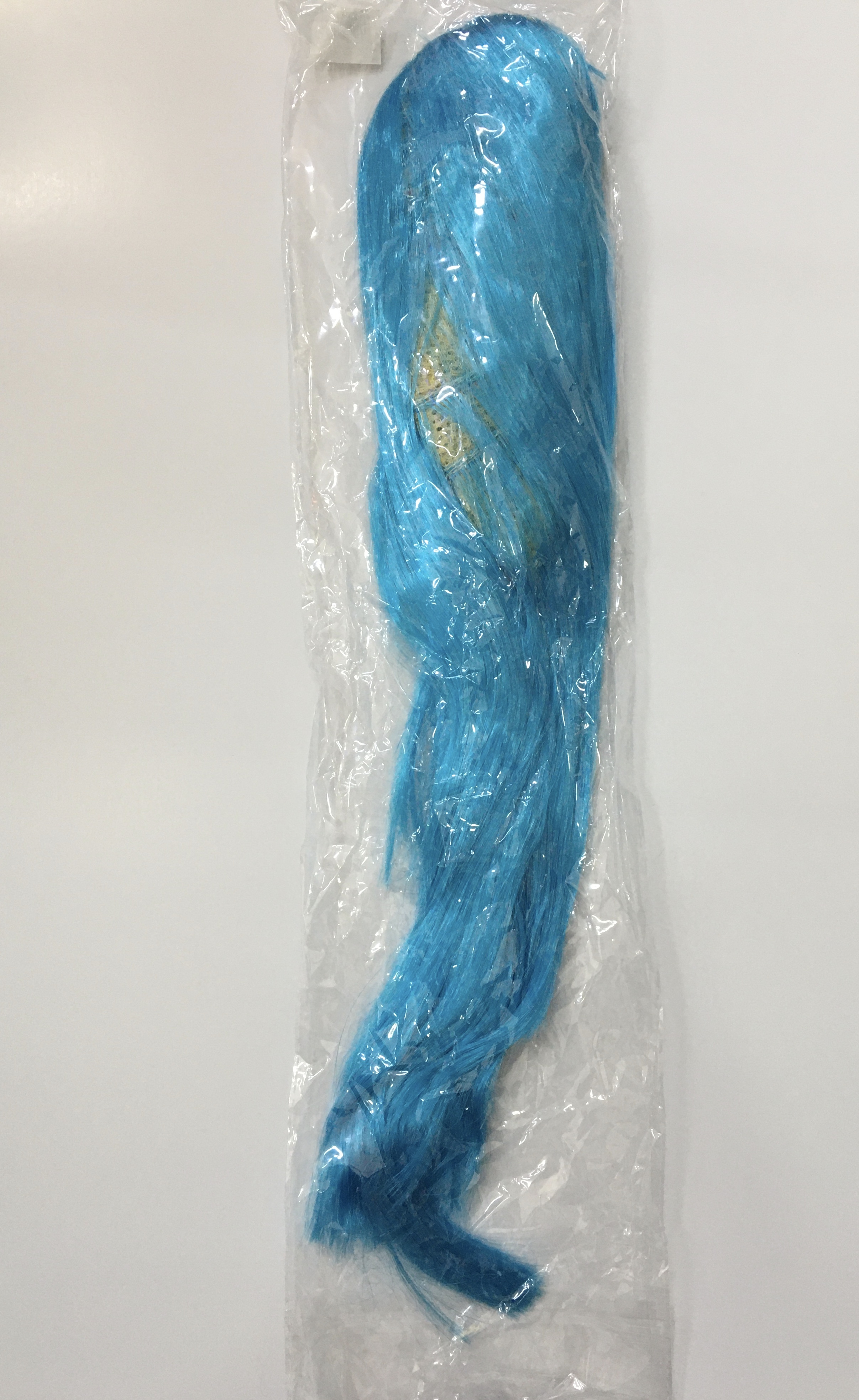 Açık Mavi Renk Uzun Düz Parti Peruğu (5563) #2