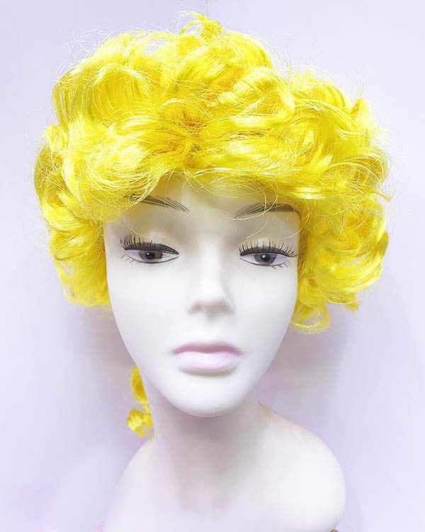 Marquis Baroque Peruk Barok Dönem Yargıç Peruğu Sarı Renk (5563) #2