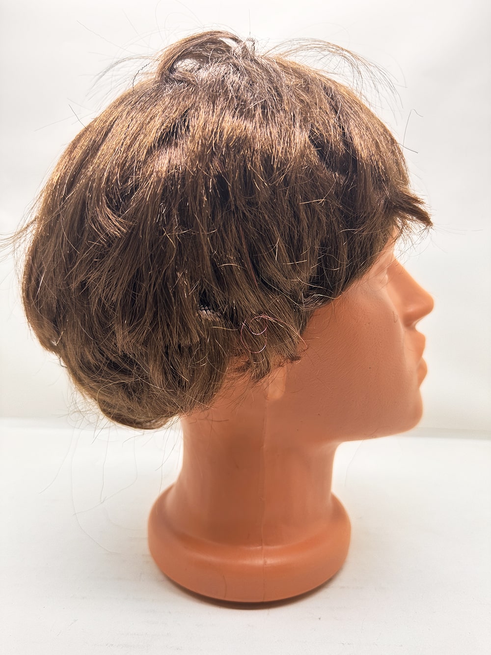 Braune Kurzhaar-Herroperücke mit Innenfutter (5563) #2