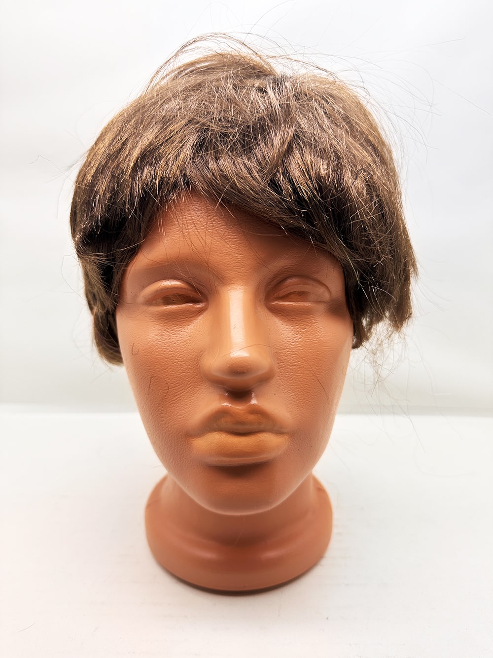 Braune Kurzhaar-Herroperücke mit Innenfutter (5563) #3