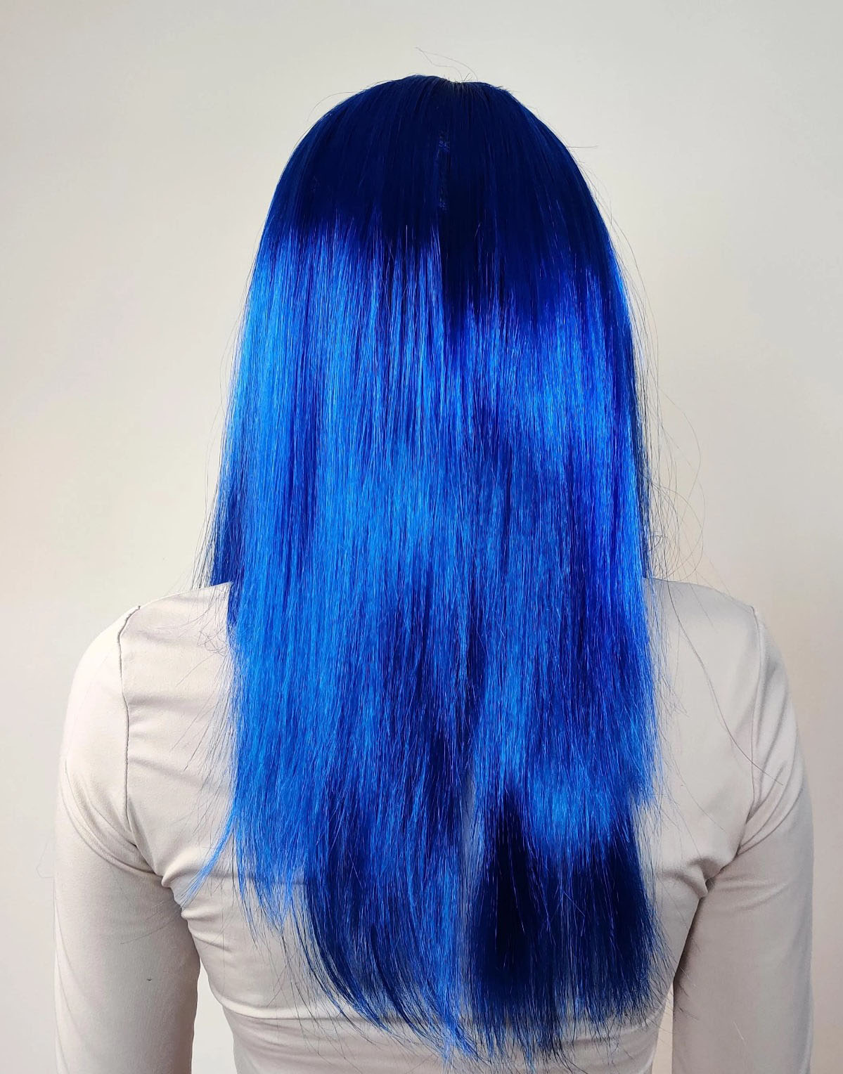 Mavi Renk Uzun Parti Peruğu (5563) #3