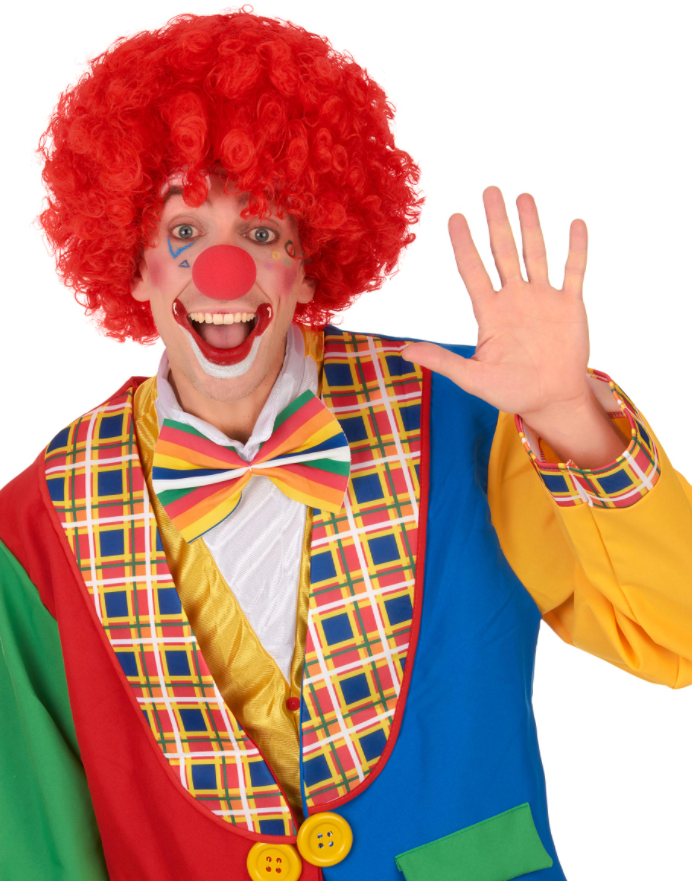 Kırmızı Renk Kıvırcık Afro Bonus Peruk (5563) #3