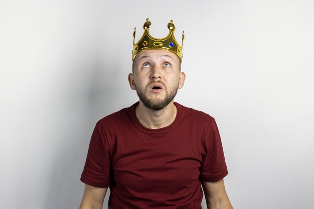 Kunststoff-Königskrone Gold 55 cm Erwachsenengröße (5563) #2