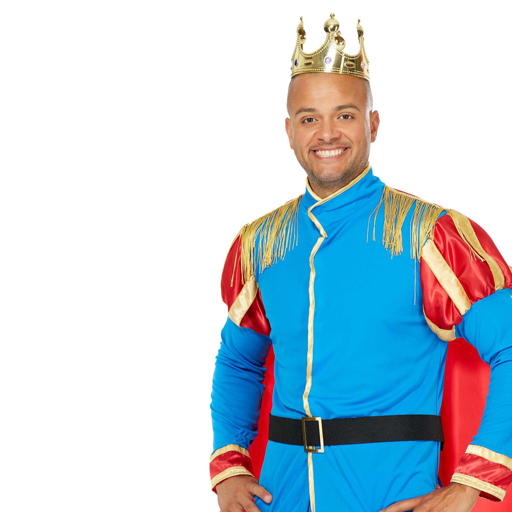 Kunststoff-Königskrone Gold 55 cm Erwachsenengröße (5563) #4