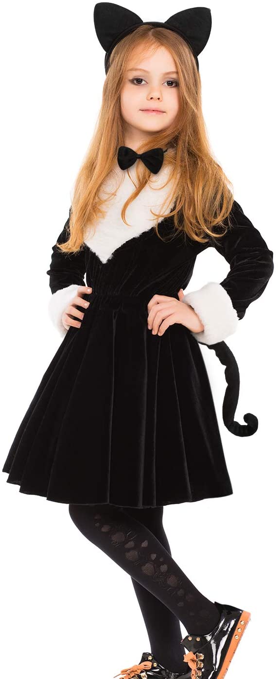 Katzenkostüm Set mit Krone, Schwanz und Schleife 1 Stück (5563) #4