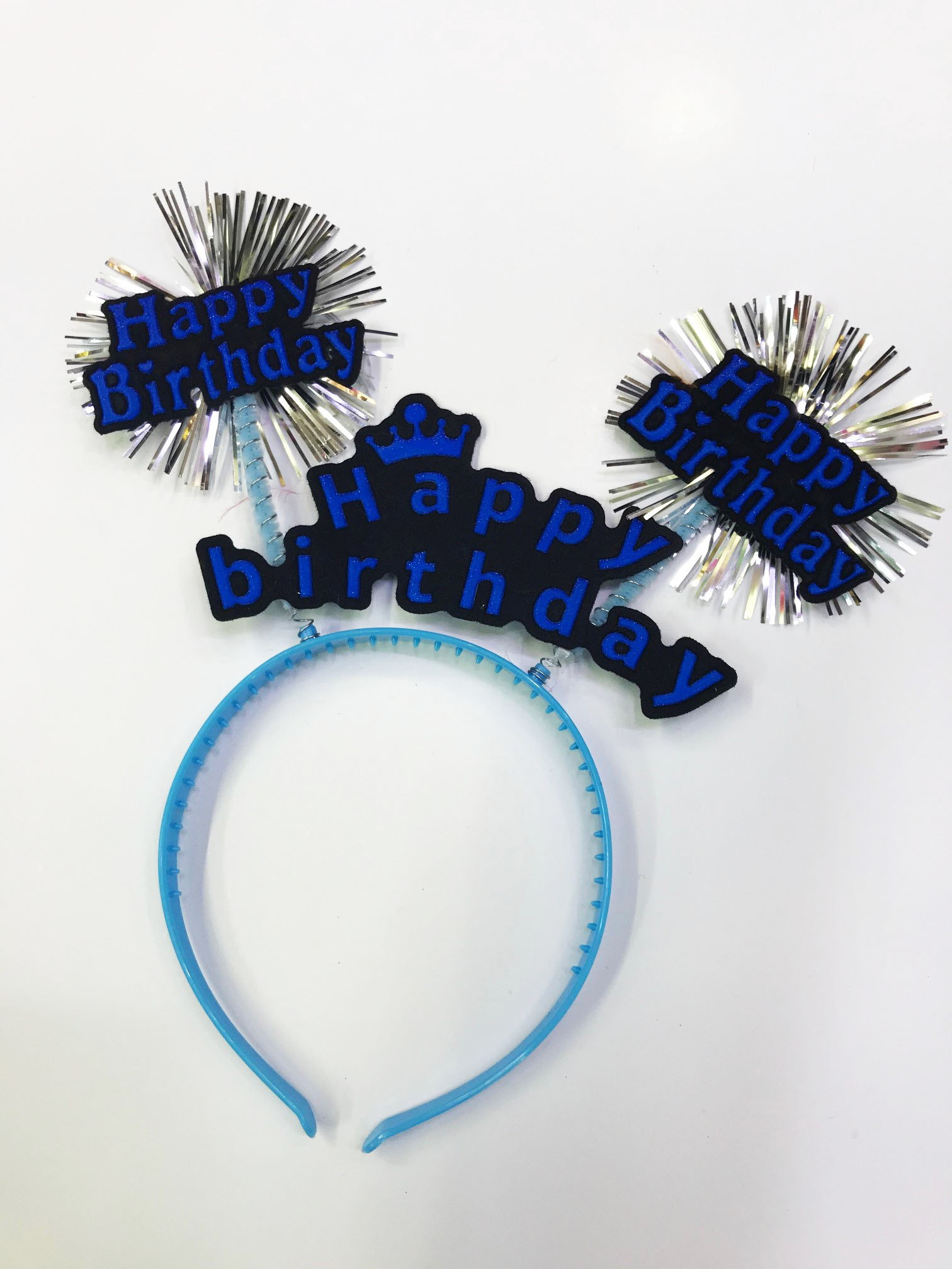 Happy Birthday Neon Renk Doğum Günü Tacı 12 Adet (5563) #4