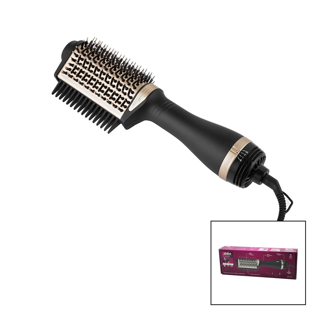 Haartrockner-Styler 3 Wärmestufen 360° Drehkabel Keramik-Bür