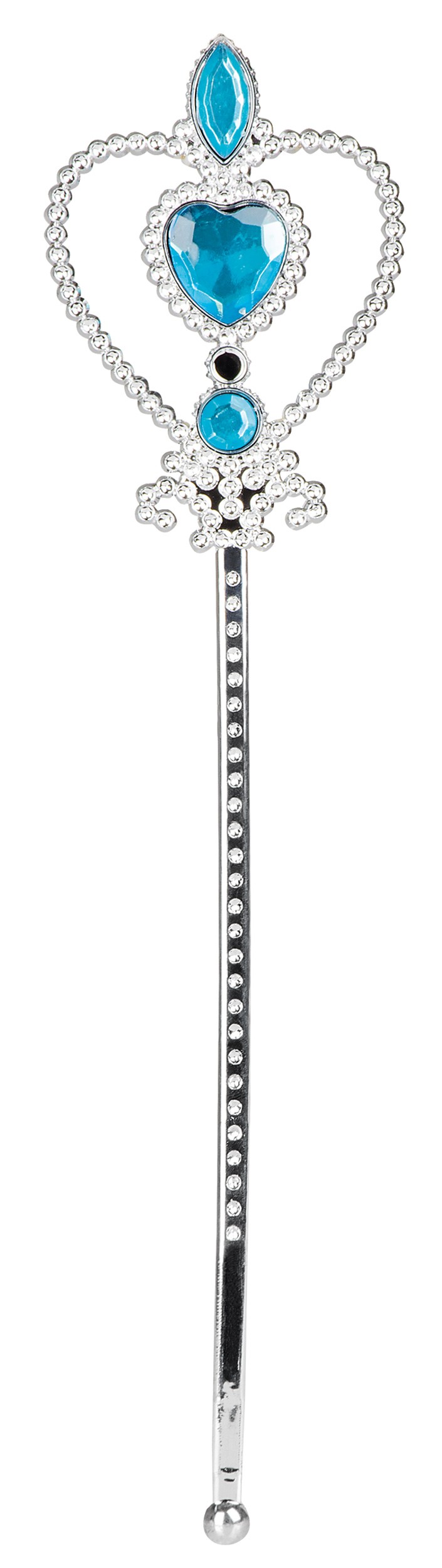 Blaues Zauberstab Elsa Frozen mit Herz-Stickerei (5563) #2