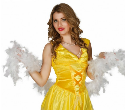 Beyaz Renk Kabarık Tüylü Otriş Boa Dekorasyon Tüy 180 CM (5563) #2