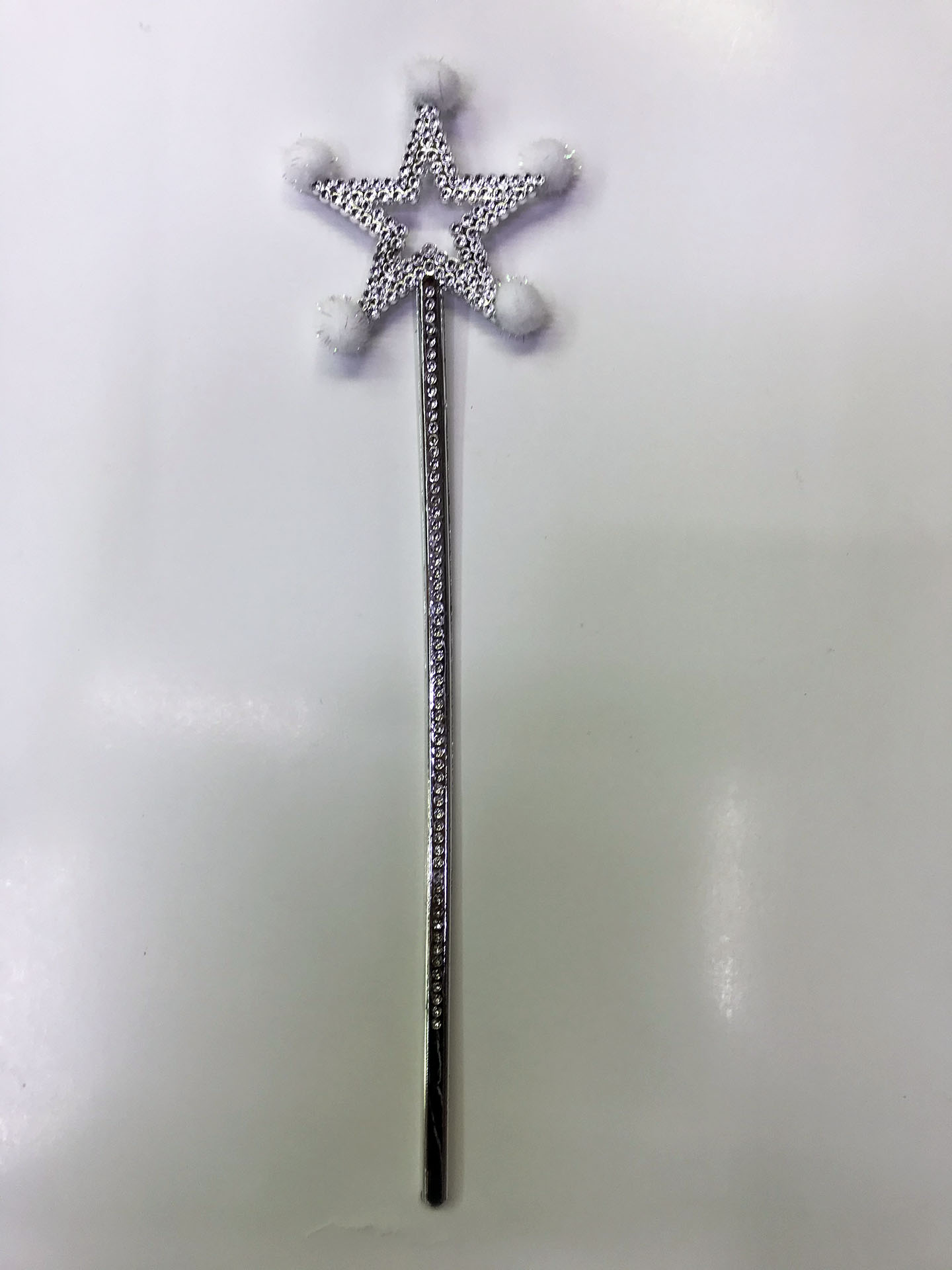 Yıldız Peri Asası Sihirli Değnek Beyaz Ponponlu (5563) #2