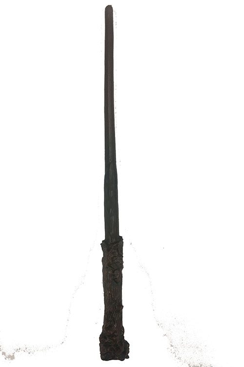 Harry Potter Asası 30 cm ve Siyah Çerçeveli Harry Potter Gözlüğü Seti (5563) #2