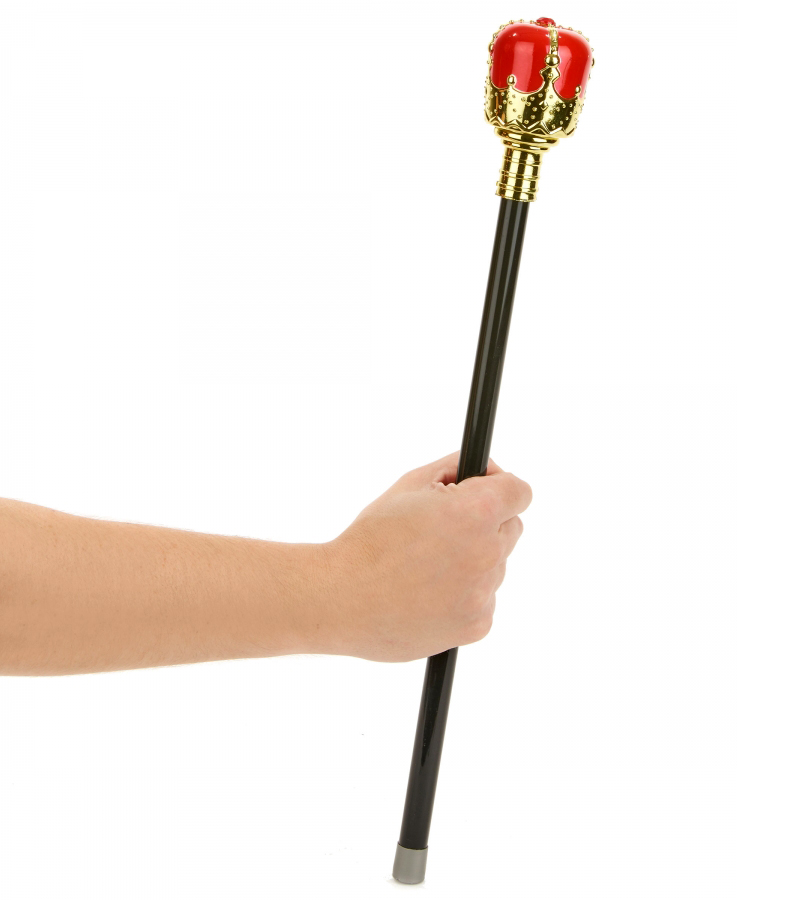 Taşlı Altın Renk Prenses Tacı ve Kırmızı Kraliyet Prenses Asası (5563) #3