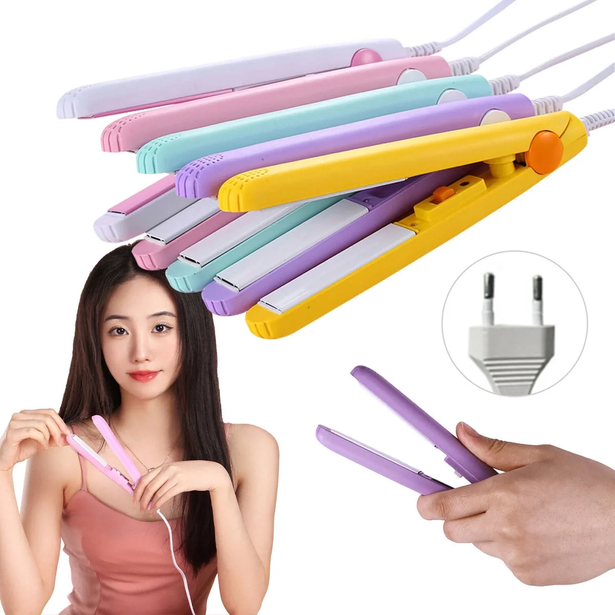 Travel Mini Hair Straightener Ceramic Tip (5563) #4