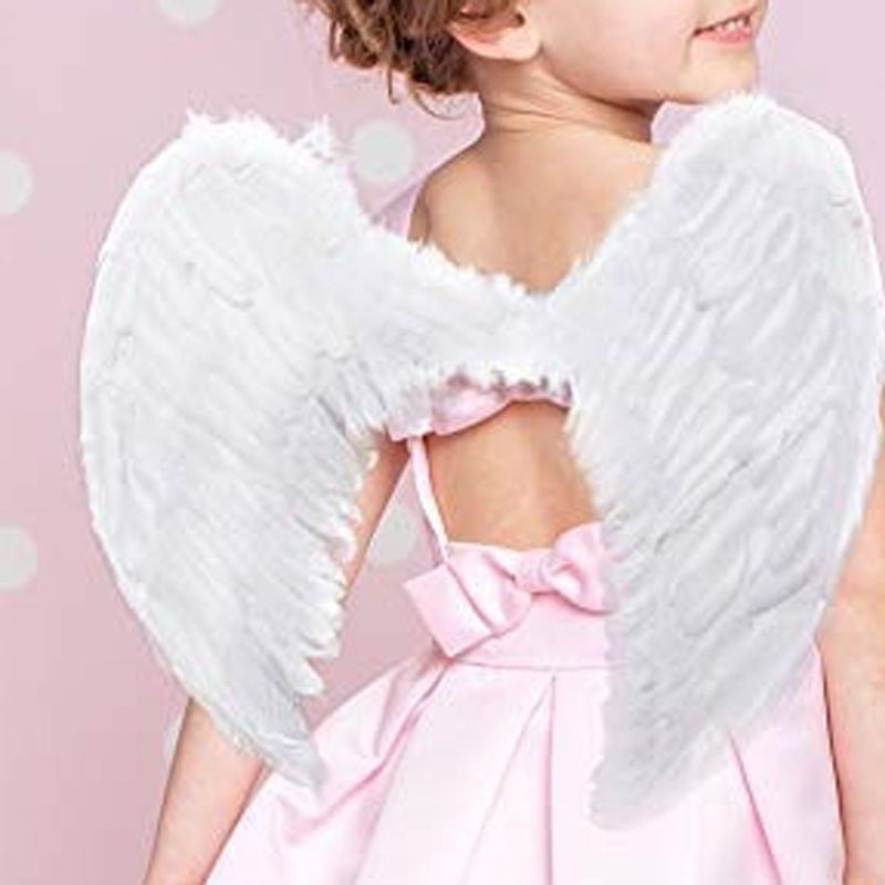 White Small Baby Angel Wings 30x45 cm (5563)