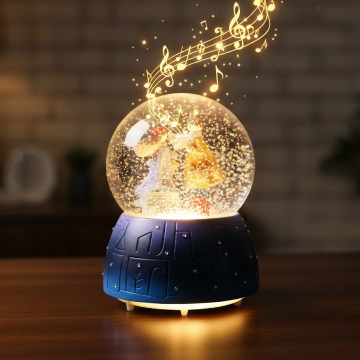 LED-Schneekugel mit Musik & Licht – Romantische Schneekügelchen für zwei #2