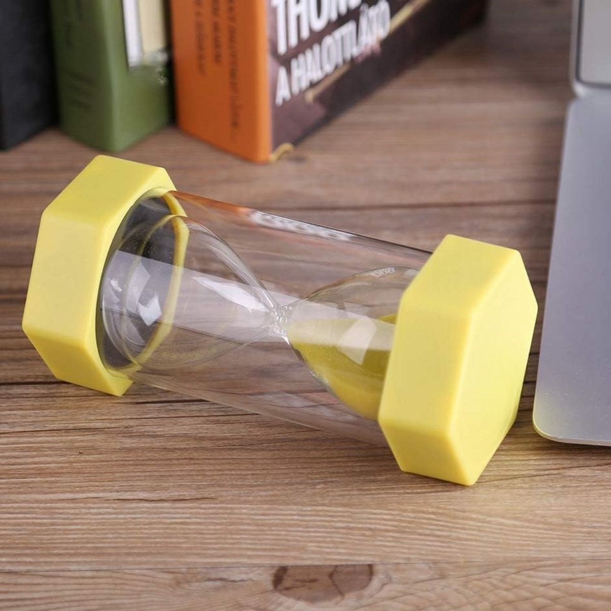 Renkli Cam Kum Saati – Dekoratif Masaüstü Zaman Ölçer, Estetik Ofis ve Ev Aksesuarı (5563) #5