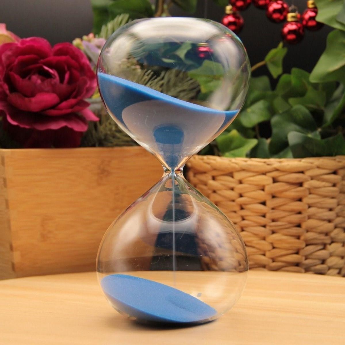 Masaüstü Cam Kum Saati – Estetik Tasarım, Dekoratif Zaman Ölçüm Aleti (5563) #3