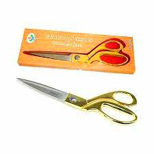 TAKSUN NO-1250 10'' Tailor Scissors Yellow Handle (5563)