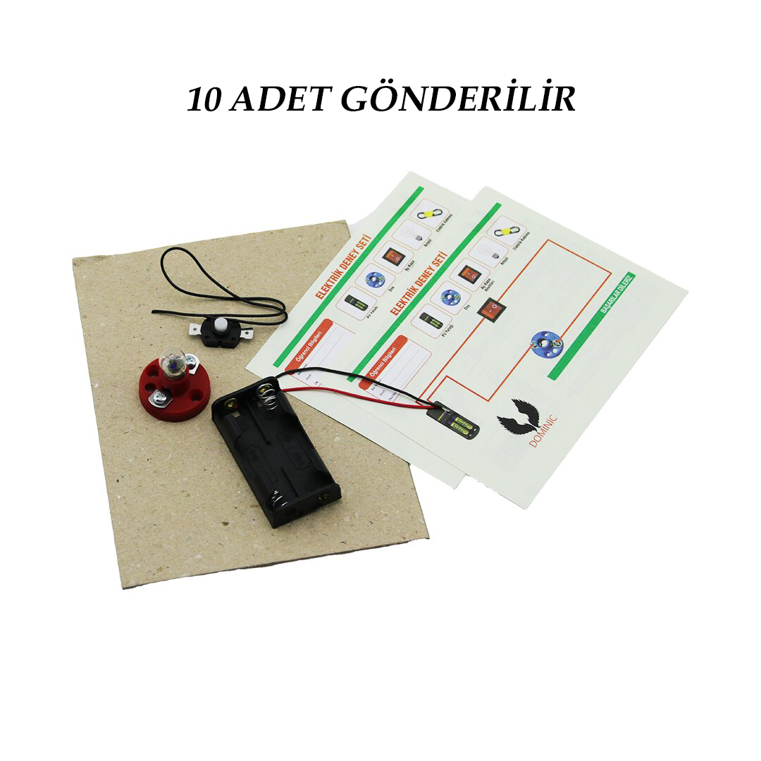 10 ADET ELEKTRİK DENEY SETİ (5563) #2