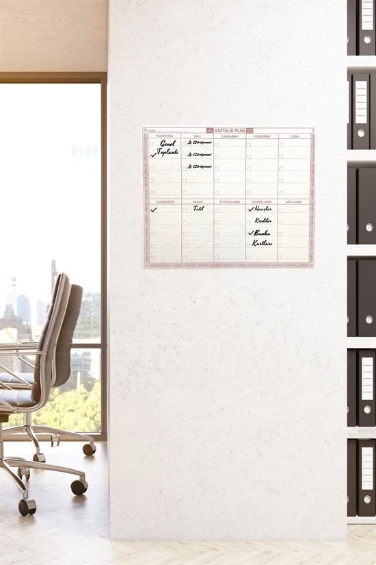 Clear Self-Adhesive Weekly Planner with Pen 40cm-50cm (5563) #5