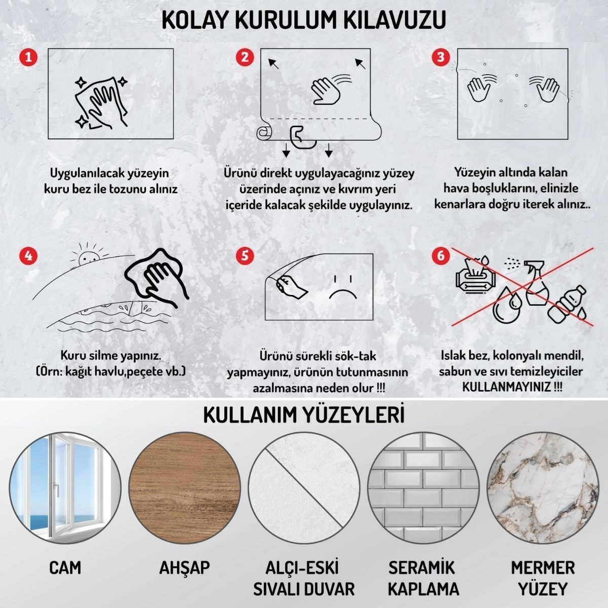 70x70cm Statik Haftungsfolie Farbiges Einmaleins (5563) #4