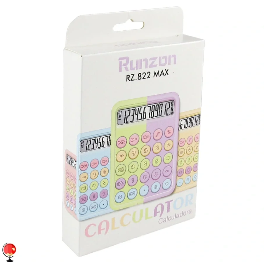 Runzon Farbrechner Rundtasten 12-stellig Blau RZ-822 (5563) #3