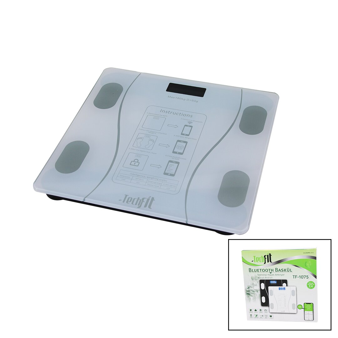 Bluetooth Body Analysis Digital Scale 180kg/50g Fat Water Muscle BMI TF-1075 #2
