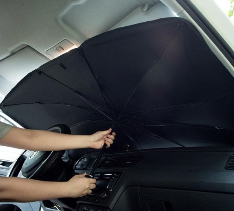 Klappbarer Auto-Frontscheiben-Sonnenschutz Regenschirm (5563) #3