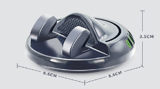 360° Dönebilen Yapışkanlı Numaratörlü Araç Telefon Tutucu (5563) #4