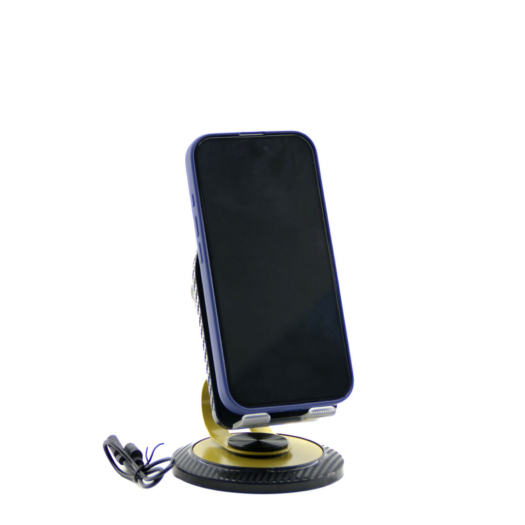 MOBILE PHONE 2IN1 BT SPEAKER HOPARLÖR = 5W ŞARJLI - MASA ÜSTÜ TELEFON TUTACAK = 360° DÖNEN STAND - OYNAR METAL AYAK (5563) #2