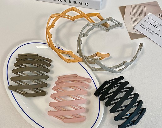 Foldable Crown Hair Clip (5563)