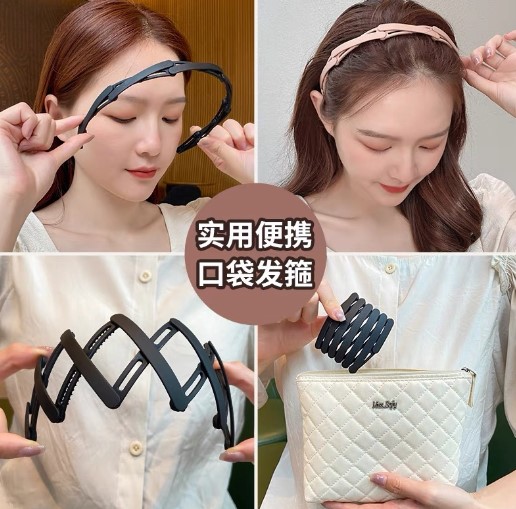 Foldable Crown Hair Clip (5563) #4