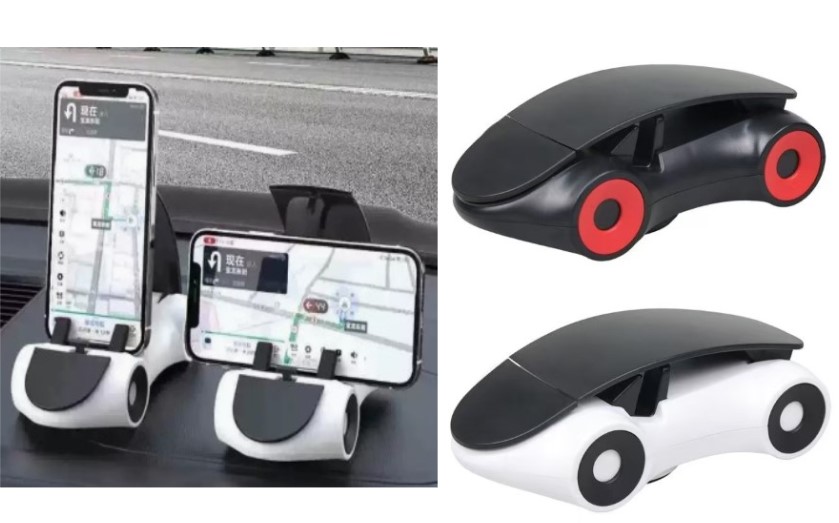 Araba Tasarımlı Araç İçi Telefon Tutucu 360 Dönebilen Ayarlı (5563)