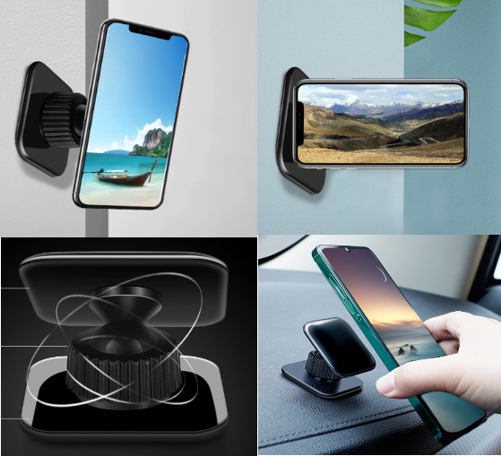 Jel Yapışkanlı Araba Telefon Tutucu (5563) #4