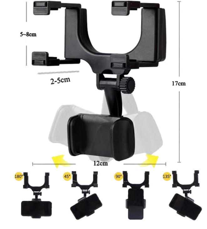 Araba Dikiz Aynasına Takılan Telefon Tutucu (5563) #2