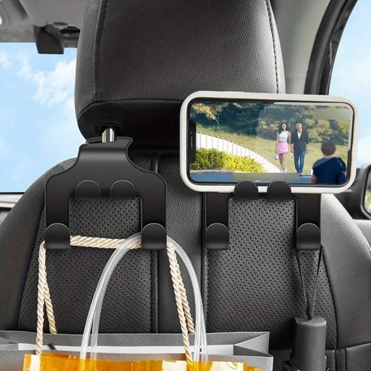 Auto-Rücksitzorganizer mit Aufhängung - Telefon- und Tablet-Halter (5563) #4