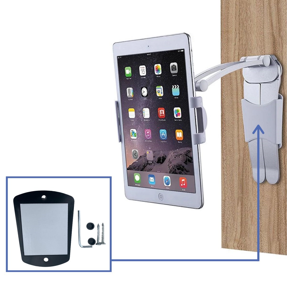 360° Drehbarer Küchen-Tablet- und Telefonhalter mit flexiblem Ständer (5563) #5