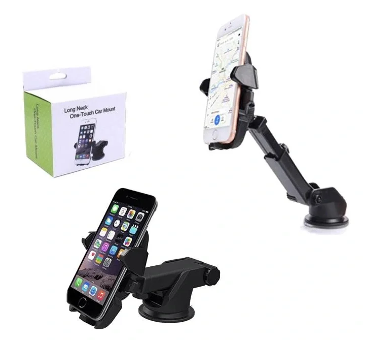 Long Neck One Touch Car Mount Araç İçi Telefonu Tutucu (5563) #4