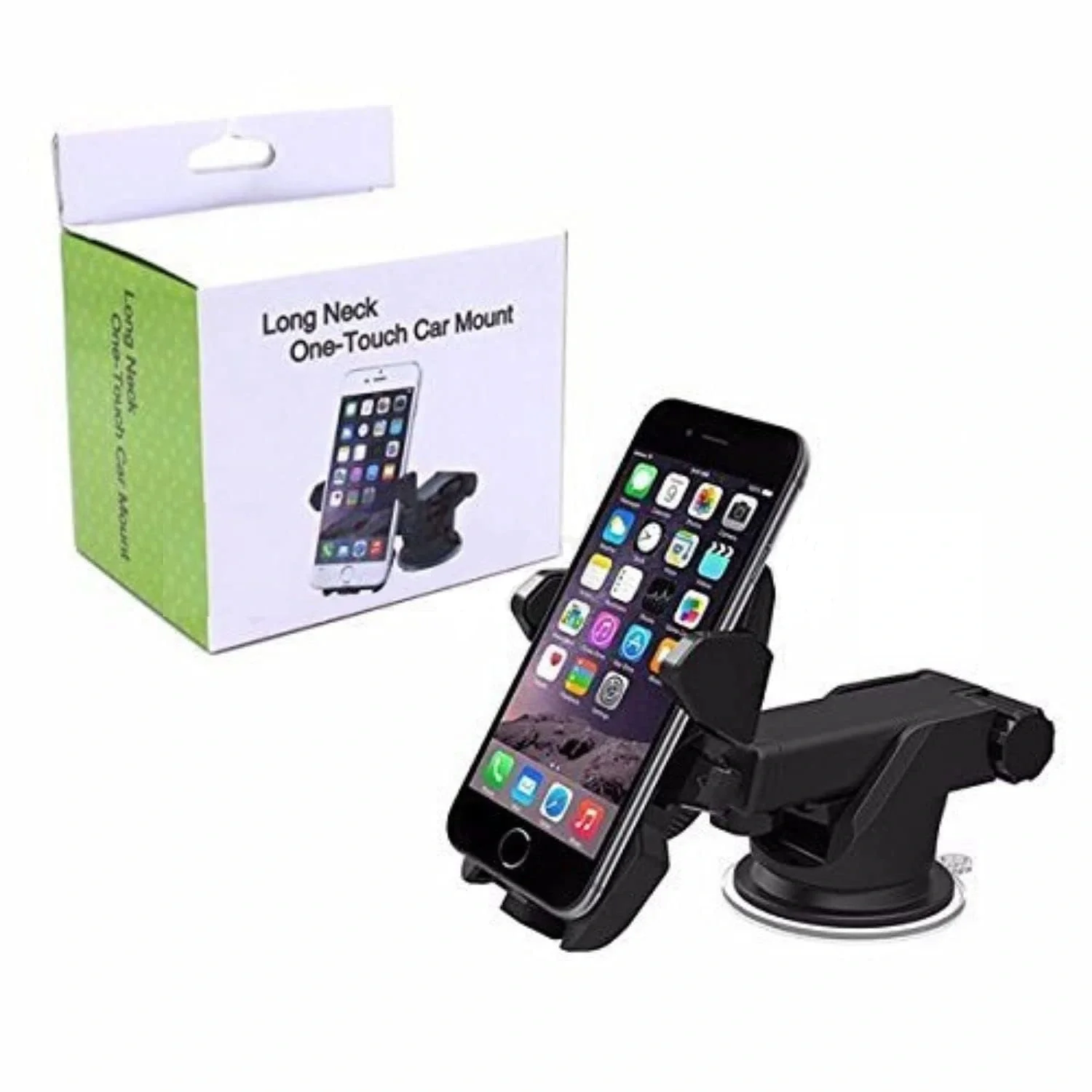 Long Neck One Touch Car Mount Araç İçi Telefonu Tutucu (5563) #5
