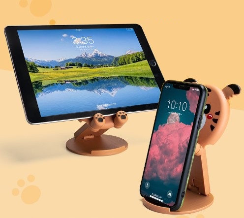 Hayvan Figürlü Masaüstü Telefon Standı 5 Model (5563) #5