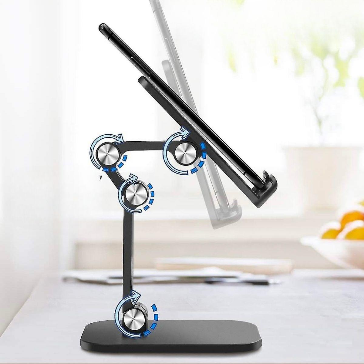 Plastik Ayarlanabilir Kaydırmaz Taban Telefon Tablet Standı (5563) #5