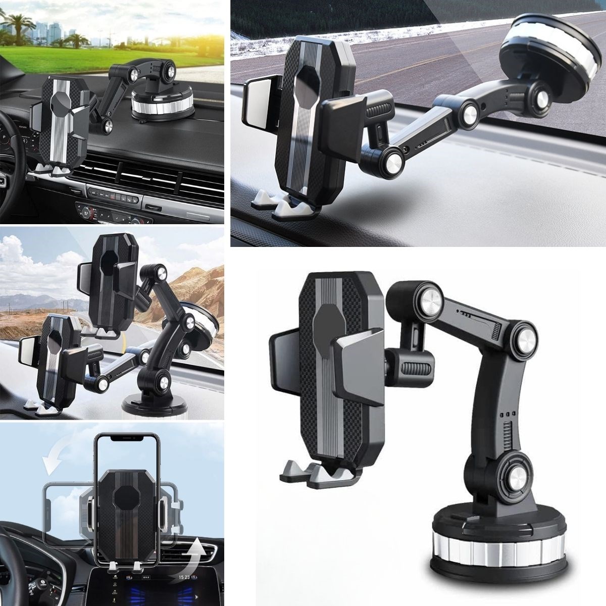 Gel-Saugnapf-Autohalterung 360° drehbar universal Handyhalte