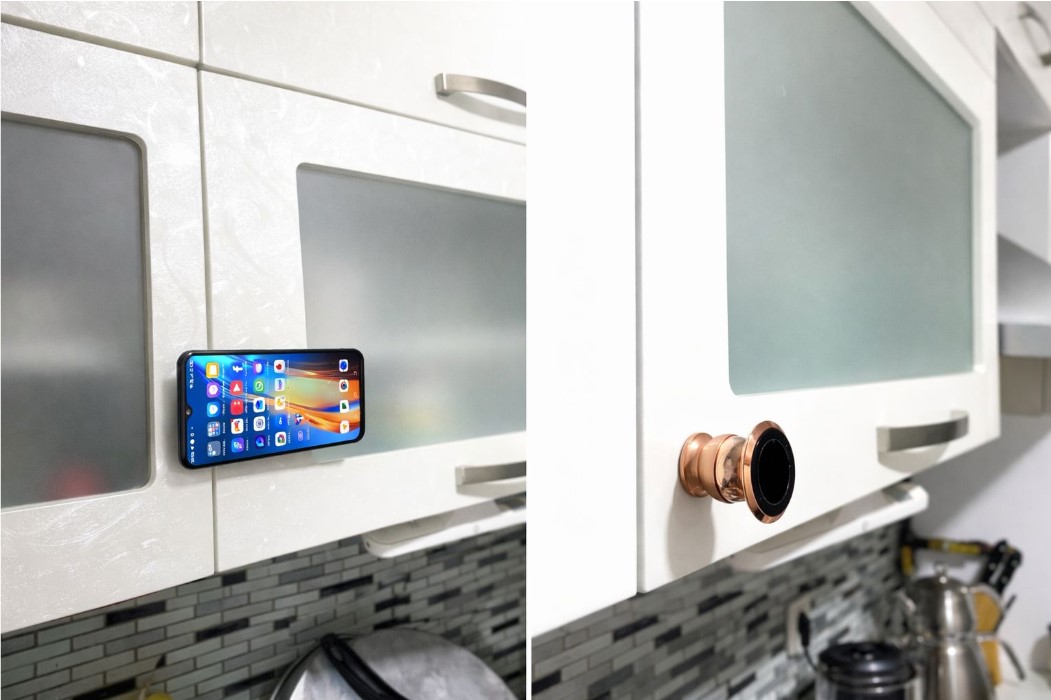 Metal Telefon Tutucu Torpidoya Yapışan Mıknatıslı (5563) #2