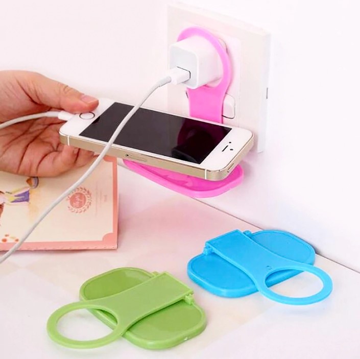 Telefon Tutucu Priz İçin Şarj Standı (5563)