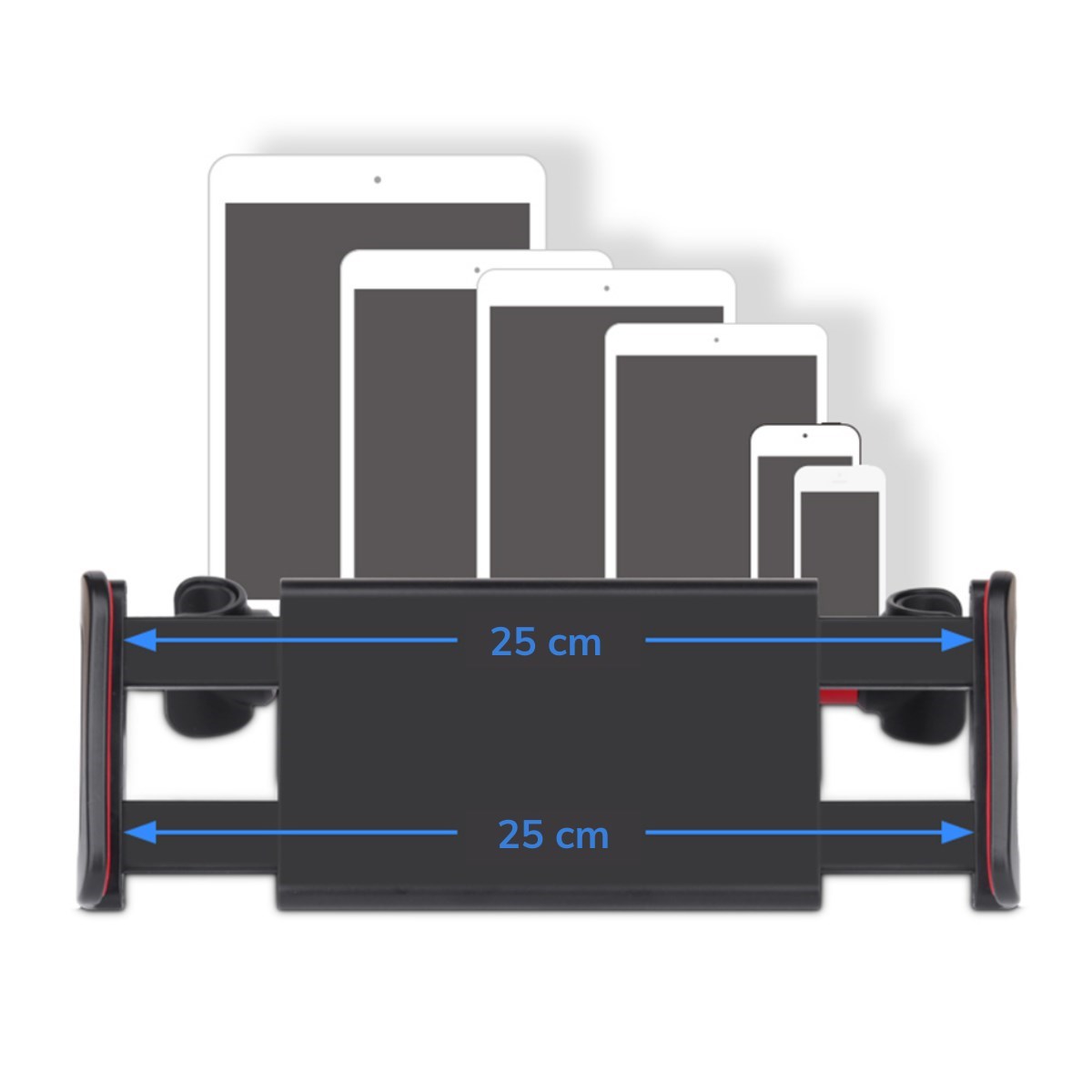 Auto-Kopfstützen-Halter für Handy & Tablet, 360° drehbar (5563) #3