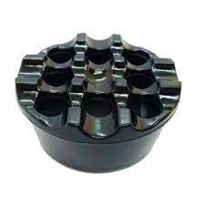 Bakelite Round Ashtray with Grid (5563)